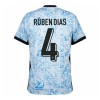 Officiële Voetbalshirt Portugal Ruben Dias 4 Uit EK 2024 - Heren